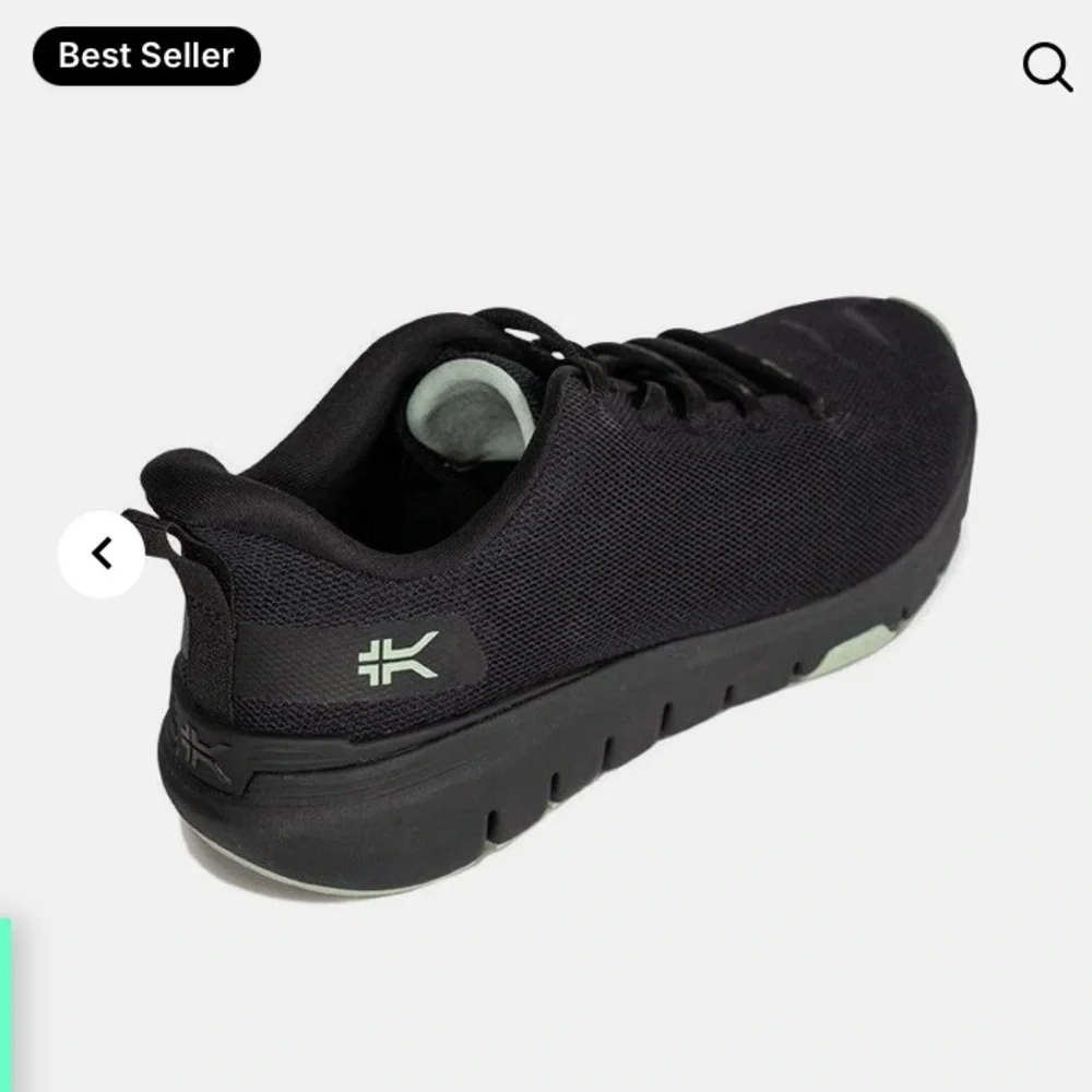 KURU‎ FLEX Via Black Athletic Shoes size 11M